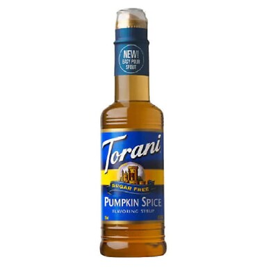 #ad Torani Pumpkin Spice SUGAR FREE Flavoring Syrup 12.7Oz Splenda Easy Pour $17.09
