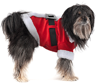 #ad #ad FASHION PET HOLIDAY Halloween Costumes for Dogs Mr Santa Clause $11.99