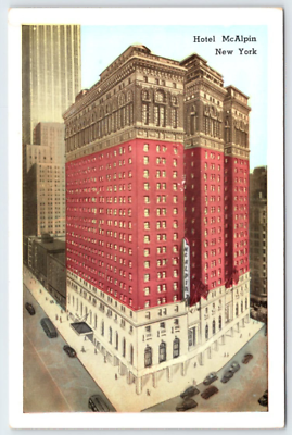 #ad Hotel McAlpin New York City New York Vintage Postcard LDP 37 $1.50