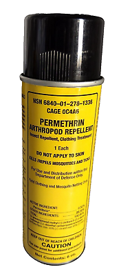 #ad USGI Permethrin Insect Repellent Clothing Treatment NOS 6oz aerosol spray unused $17.97