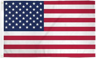 #ad RUFFIN #1 US PRINTED 3x5 Foot American US Flag USA Flags Polyester 3x5#x27; $8.88