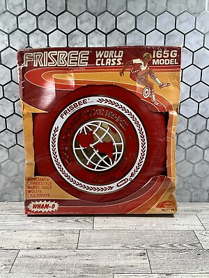 #ad RARE Wham O World Class Frisbee 165G MIB 1980 Scott Zimmerman Judy Horowitz Sig $49.00