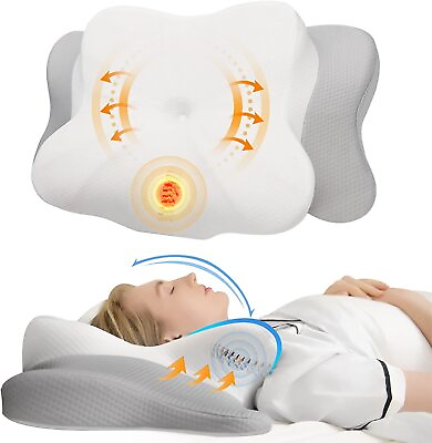 #ad Neck Pillow For Relieving Neck And Shoulder Pain Ergonomically Memory Bed Pillow $35.54