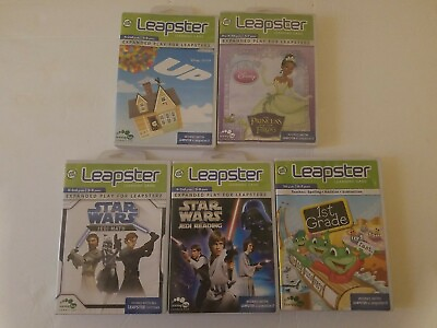 #ad Leapster Leap Frog Star Wars Disney Learning Game Lot $18.00