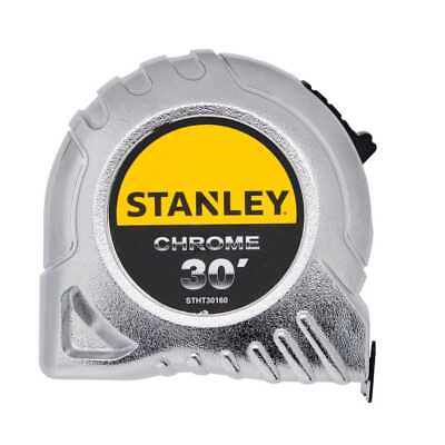 #ad 30 Ft. Tape Measure Stanley Chrome Foot $17.99