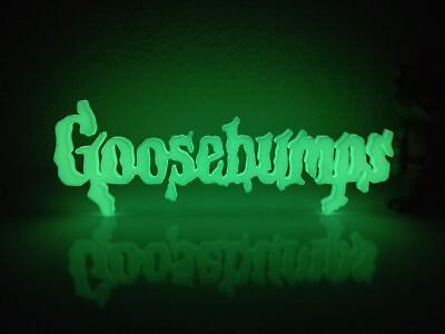 #ad Goosebumps GITD Display Sign Glow In The Dark $10.00