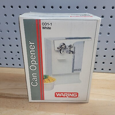 #ad Vintage WARING Can Opener C01 1 electric opener *NEW IN SEALED BOX* $39.99