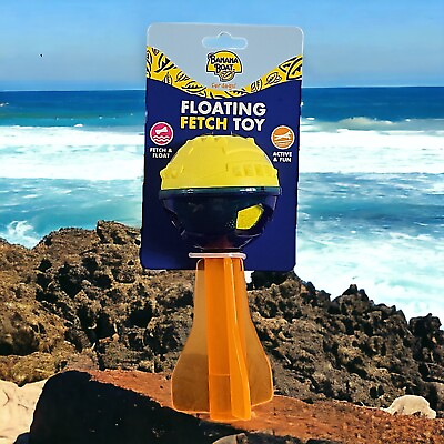 #ad Banana Boat for DOGS Floating Fetch Chew Toy Active Fun High Quality Rocket $10.95
