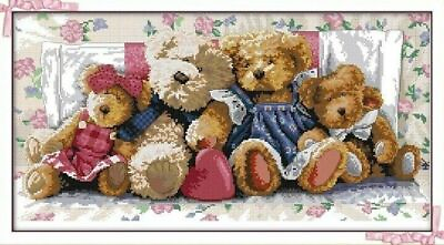 #ad Little BIG Shop Bear Family cross stitch kit $17.59
