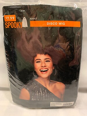 #ad Adult DISCO WIG Halloween Costume Hair Piece NEW Looking Spooky $4.98