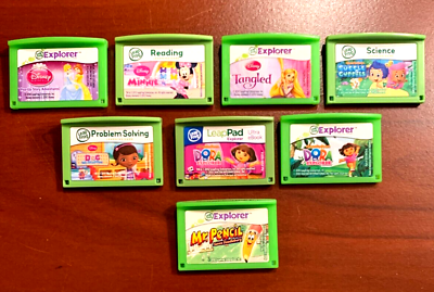 #ad 8 Leap Frog LeapPad Explorer Learning Game lot LeapPad 2 3 XDI Ultra Ultimate $53.99