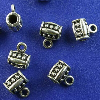 #ad 25pcs Tibetan silver cup spacer beads h2785 $2.50