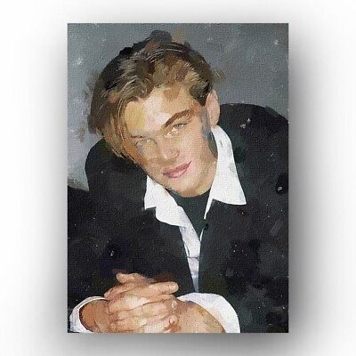 #ad Leonardo DiCaprio #11 Sketch Card Limited 1 50 PaintOholic Signed $9.99