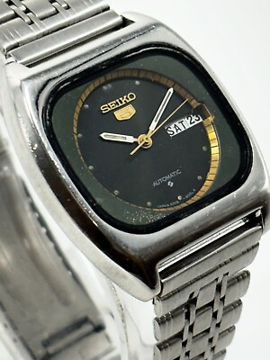#ad Vintage Seiko 5 Men#x27;s Automatic Japan 6309A Ref Wrist Watch run order $59.99