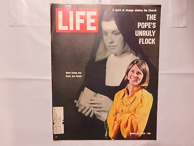 #ad Life MARCH 20 1970 THE POPE#x27;S UNRULY FLOCK Diane Knapp Was Sister Ann Rafael 3A $13.99