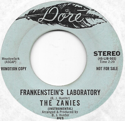 #ad THE ZANIES Frankenstein#x27;s Laboratory on Dore Halloween soul break in DJ 45 HEAR $30.00