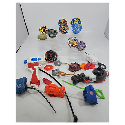 #ad Beyblade Battle Spinning Top Figures amp; Launchers Metal amp; Plastic Toy Fun Time $43.54