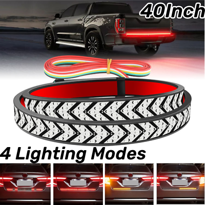 #ad 40quot; Truck Tailgate LED Light Bar Sequential Turn Signal Brake Reverse Tail Strip AU $23.99