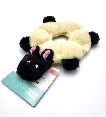 #ad Zippy Paws Loopy Sheep 6 Squeaker Plush No Stuff Dog Toy $13.89