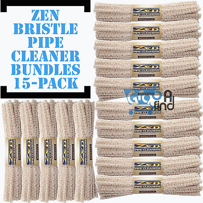 #ad ZEN Bundles Zen Pipe Cleaners Hard Bristle 15 Pack 44 bundle X15 660 count $19.99
