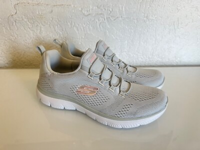 #ad Skechers Women#x27;s Summits Sneaker Memory Foam Gray Used Choose Size $29.99