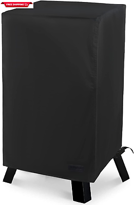 #ad Electric Smoker Cover 40 Inch Heavy Duty Waterproof Vertical Smoker Cover for Ma $46.71