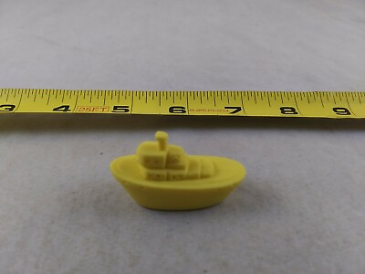 #ad Vintage 1980#x27;s YELLOW Ship Boat Rubber Eraser *EE39 $8.00
