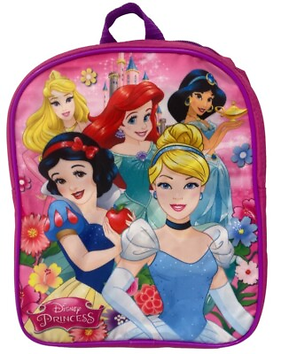 Disney Princess Girls Toddler School Backpack Book Bag Baby Small Preschool 12quot; $14.99