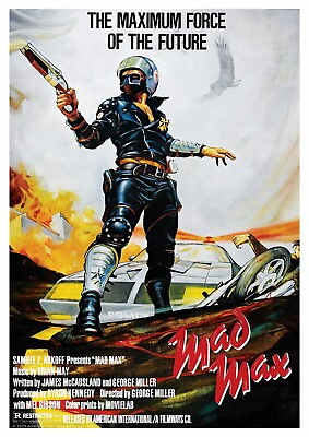 #ad Mad Max 1979 Movie Poster Filmplakat $22.00