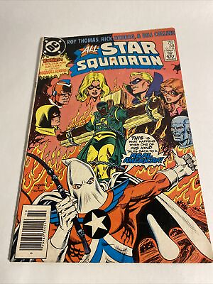 #ad 1984 vintage DC Comics All Star Squadron 38 Amazing Man Crucifixion Cover rare $11.46