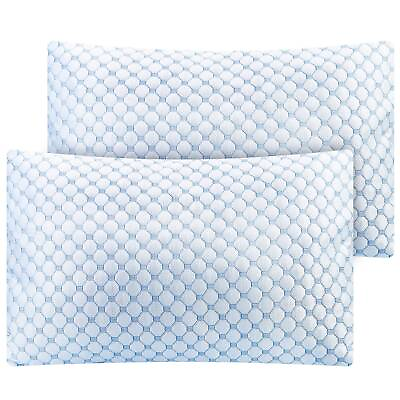 #ad Premium Cooling Memory Foam Pillow Ice Silk Full Shredded Memory Foam Washable $54.81
