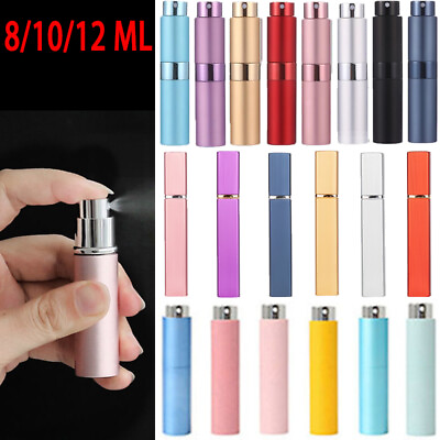 #ad 8 12ML Portable Perfume Atomizer Travel Refillable Bottle Mini Scent Pump Spray‖ $3.51
