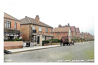 #ad ptc4151 Yorks. Early Old Lane Post Ofice Beeston suberb Leeds print 6x4 GBP 2.20