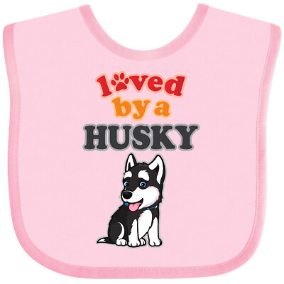 #ad Inktastic Siberian Husky Dog Puppy Baby Bib Pets Cute Gift Clothing Infant Hws $13.99