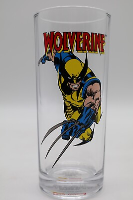 #ad Wolverine Marvel Comics Glass Cup Pint Collectable Collector Merchandise $25.00