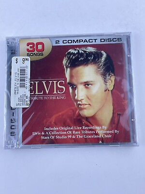 #ad Elvis A Tribute To The King 2 CD 30 Songs New Sealed $6.97