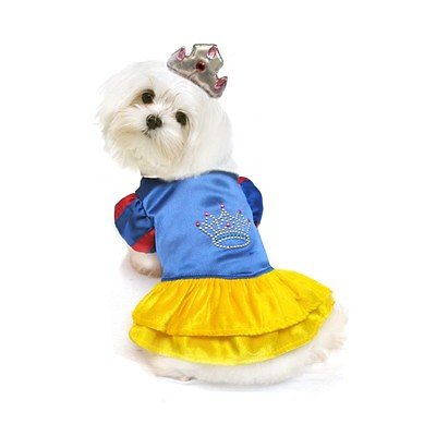 High Quality Dog Costume SNOW PRINCESS COSTUMES Dogs as Pretty Princesses $39.89