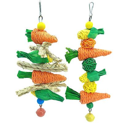 #ad Bird Toy Bird Foraging Toy Parrot Parakeet Cockatiel Cage Chewing Hanging Toy $10.29
