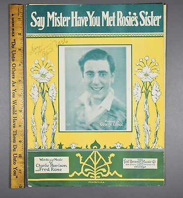 #ad Vintage Sheet Music 1926 Say Mister Have You Met Rosie#x27;s Sister Charlie Harrison $4.99