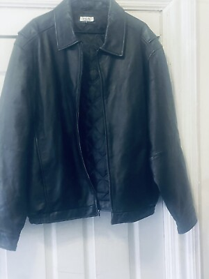 #ad Men Leather Coat Xl $45.00