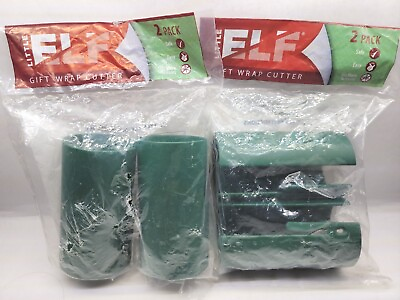 #ad Lot of 2 2 Pack Little ELF Gift Wrap Cutter As seen on Shark Tank New $32.99