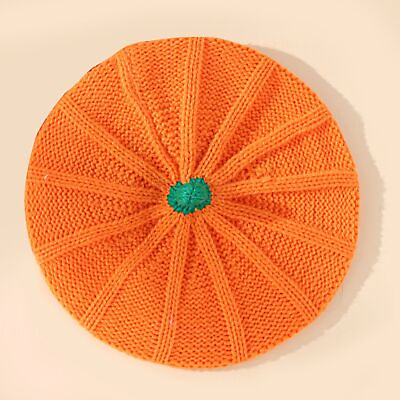 #ad Halloween Knitted Beanies Kids Pumpkin Beanie Cap Women Fashion Headwear 1pc S $15.28