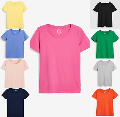 #ad Ladies Next Crew Neck Short Sleeve T Shirt Sizes 6 20 GBP 8.99