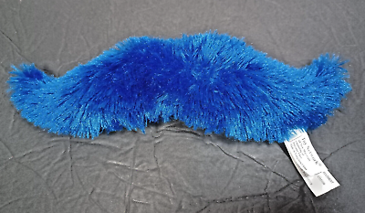 #ad Blue Plush Mustache with Strap Costume Toy Network Approx. 12quot; $12.95