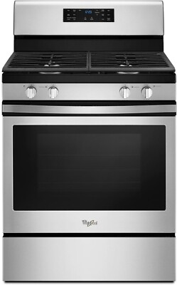 #ad Whirlpool 30 Inch Freestanding Gas Range with 5.0 cu. ft. Capacity WFG520S0FS $779.99