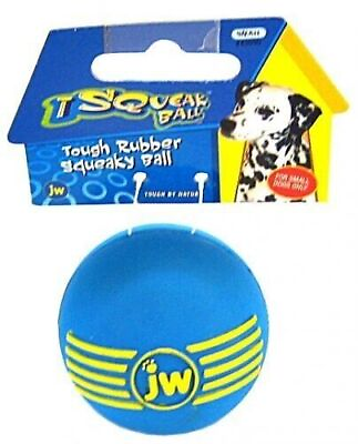 #ad LM JW Pet iSqueak Ball Rubber Dog Toy Small 2quot; $8.46