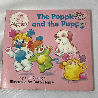 #ad Popples and the Puppy Children#x27;s Picture Book By Gail George 1986 Vintage $15.74