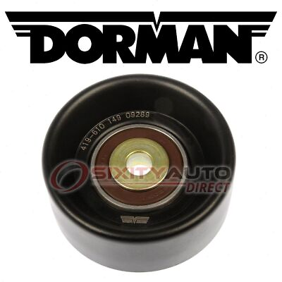 #ad Dorman TECHoice Smooth Pulley Drive Belt Idler Pulley for 1989 1991 qs $26.82
