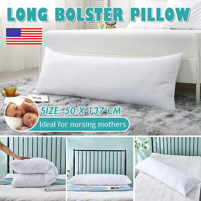 #ad Full Body Pillow for Adults Long Pillow for Sleeping Big for Bed Firm Large New $23.99