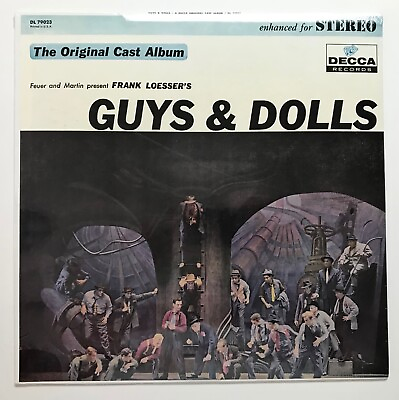 #ad FRANK LOESSER: Guys amp; Dolls Original Cast Album Vinyl LP Record Sealed $39.99